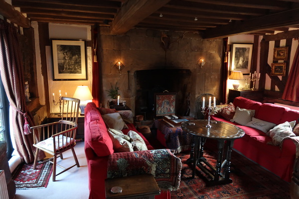 The main living room, originally known as the hall