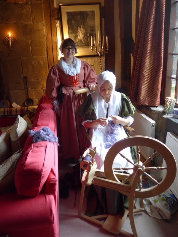 Women spinning